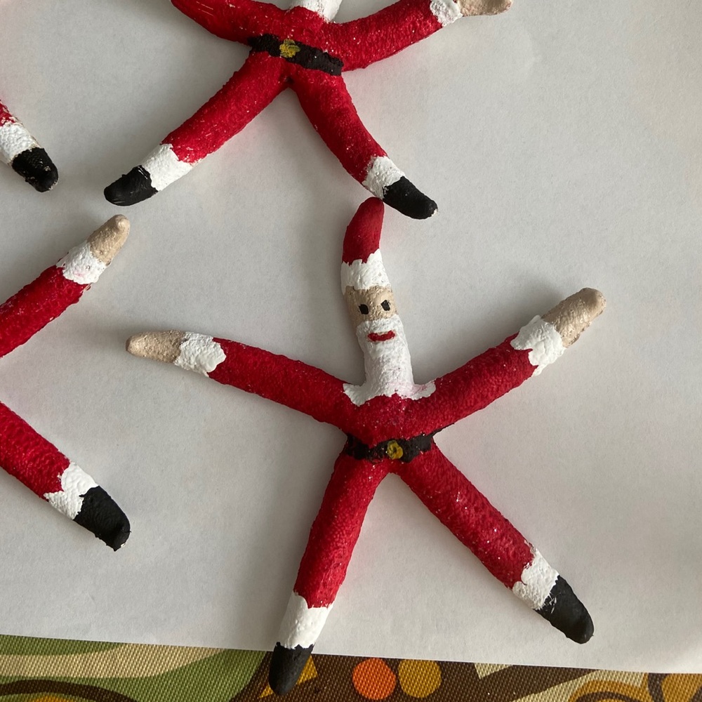 Santa ornaments